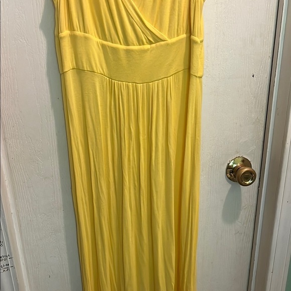 Forever 21 Yellow Wrap Pleated Sundress - Picture 3 of 10